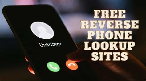 absolutely free reverse phone lookup.